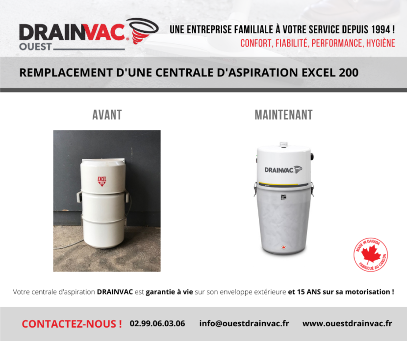 aspiration centralisée excel